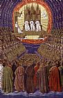 Jean Fouquet The Enthronement of the Virgin painting